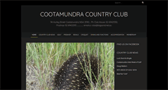 Desktop Screenshot of cootamundracountryclub.com.au