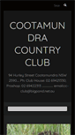 Mobile Screenshot of cootamundracountryclub.com.au
